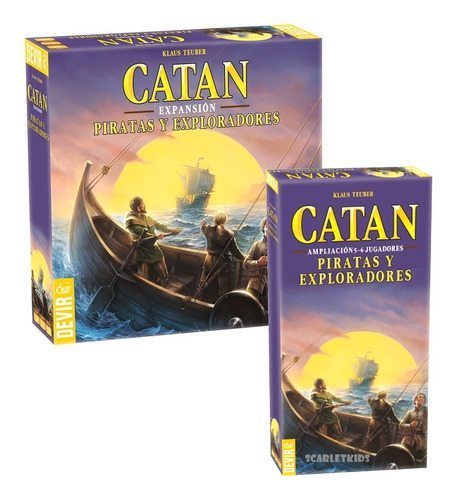 Colonos Catan Piratas Y Exploradores Expansion + Ampliacion 