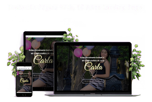 Invitación Virtual Premium 15 Años, Bodas, Bautismos Y Mas