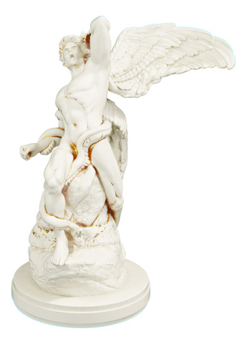Estátua Lúcifer Invicto Anjo Caído - Resina