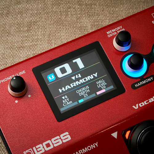 Pedal De Efeitos Para Voz Boss Ve-22 Vocal Performer