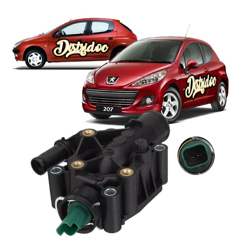 Caja Termostato Agua Peugeot 206 207 Compact 1.6 16v Nafta