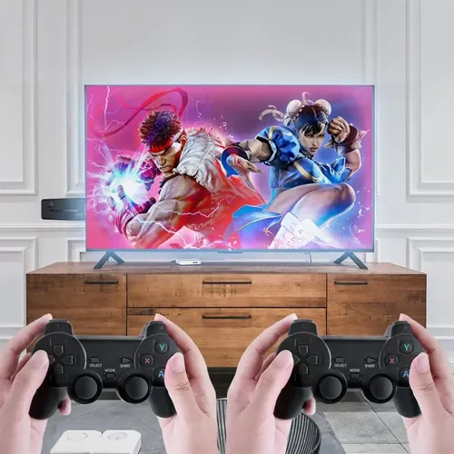 Consola Retro Con Más De 20.000 Juegos Y 2 Mandos Inalámbricos | Plug & Play HDMI 4K Para Adultos Y Niños