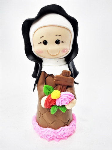 Imagem Santa Teresinha 12cm Biscuit Criança Infantil
