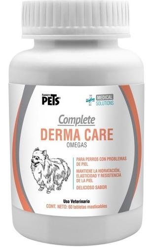 Complete Derma Care  P/perro Hidratación Piel, Pelaje 60 Tab