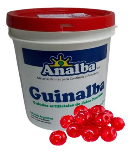 Guinda Roja Analba X5kg - Cotillón Waf