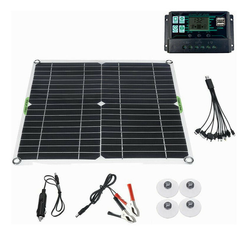 Kit De Panel Solar De 21 W, Controlador De Carga De Batería
