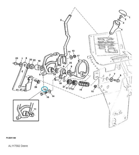 Quadrante John Deere - Al117583