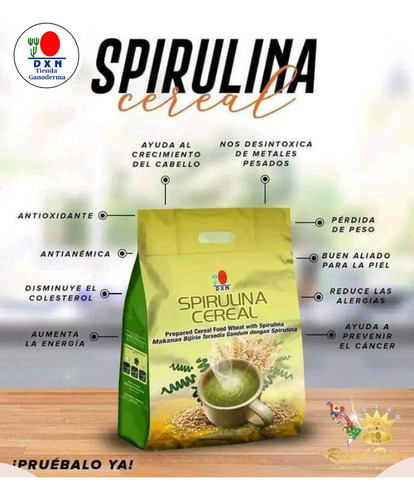 Spirulina Cereal + Cocozhi (pack) Dxn/nutrición Completa