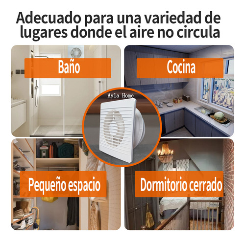 Extractor De Aire Para Bano, Extractores Para Baño Ayal home
