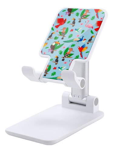 Soporte Para Telefono Movil Verano Jungla Pajaro Plegable