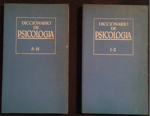 Diccionario De Psicologia Orbis Dos Tomos