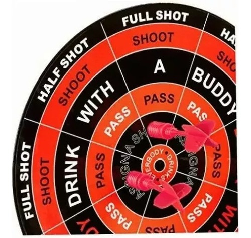 Juego De Shots Shot Glass Darts Bar Game Set Amigos Fiesta