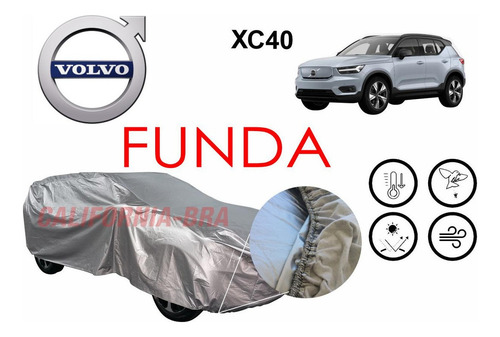 Cobertura Impermeable Broche Eua Volvo Xc40 2022