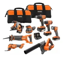Comprar Ridgid Kit 8 Herramientas Electricas Inalambricas 18v