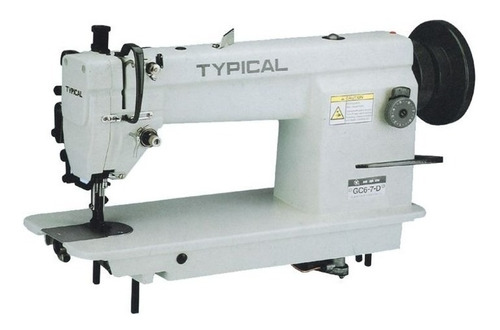 Máquina de coser recta Typical GC6-7-D blanca 220V