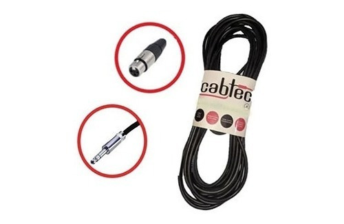 Cable Xlr Hembra A Plug Stereo 9mtrs Cab-tec Neutrik Audio 