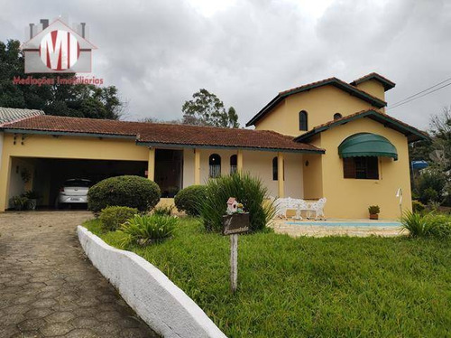 Imagem 1 de 30 de Linda Chácara Com Escritura, 03 Dormitórios, Edícula, Piscina, Água Encanada, Pomar, À Venda, 1035 M² Por R$ 530.000 - Zona Rural - Pinhalzinho/sp - Ch0896