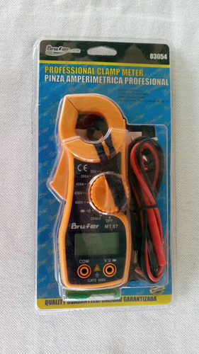 Pinza Amperimetrica Marca Brufer Modelo Mt87 Codigo 03054