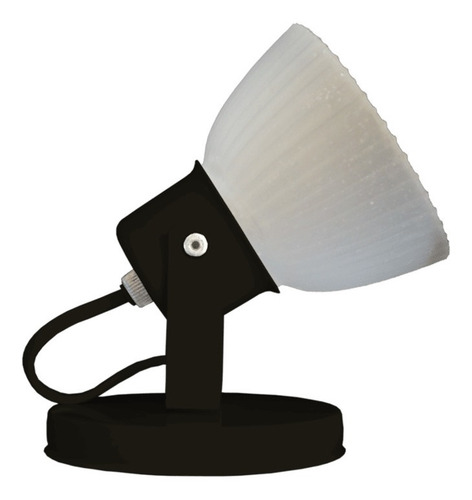 Imagen 1 de 1 de Aplique De Pared 1 Luz Base Redonda Con Tulipa De Vidrio (ne