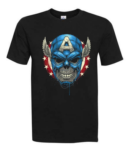 Polera Capitan America - Diseño 100 Dtf