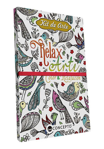 Libro Kit Relax Arte  Color & Relajación