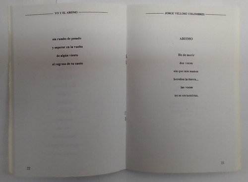 Libros: De Gozos Y Sombras - Yo Y El Abismo