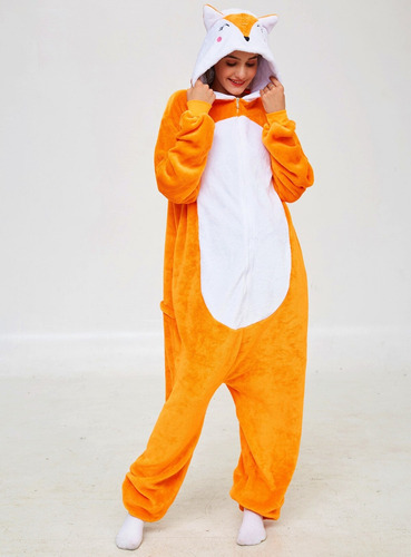 Pijama De Invierno Para Hombre Y Mujer Con Dibujos Animados
