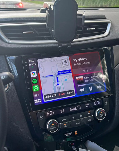 Dh1 Estéreo Android Carplay Para Nissan Xtrail Qashqai 2014+