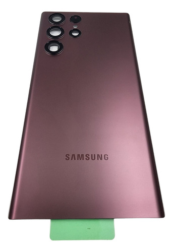 Tapa Trasera Para Samsung Galaxy S22 Ultra Color Burgundy