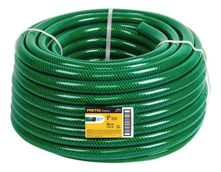 Rollo 50 Mts Manguera Agua 1'' Pulgada 3 Capas Pretul 20601 Color Verde claro