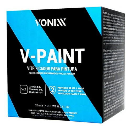 Vonixx vitrificador ceramico V-paint para pintura automotiva 20mL