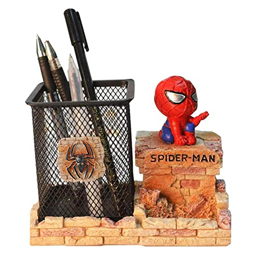Spiderman Pen Holder, Creative Novedad Oficina Escritor...