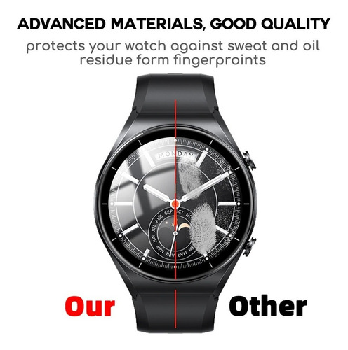 3 Micas De Tpu 3d Compatible Con Xiaomi Color 2 S1 S1 Active Watch S1