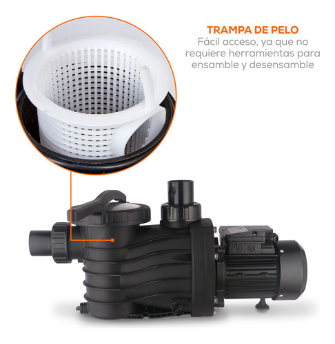 Bomba Para Alberca Evans 1.5hp 220v 1f 2x2 200lpm 96m3