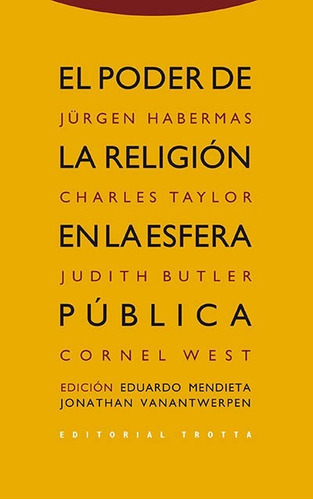 Libro - El Poder De La Religión En Esfera Pública - Habermas
