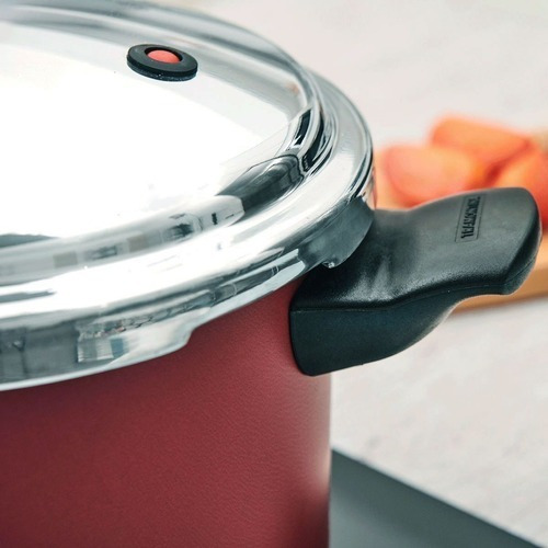 Panela De Pressão Vancouver Alumínio 4,5 Litros Tramontina Cor Vermelho