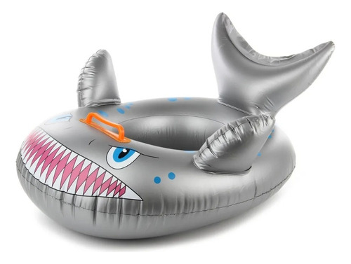 Flotador Aro Salvavida Inflable Diseño Tiburon 65 Cm Niños