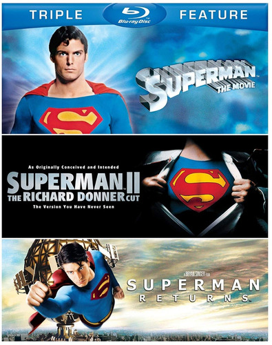 Blu Ray Superman The Movie 2 Returns Original 