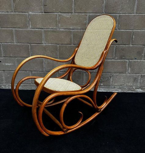 Antigua Silla Mecedora Thonet Original Numerada Clasica C/ R (Usado)
