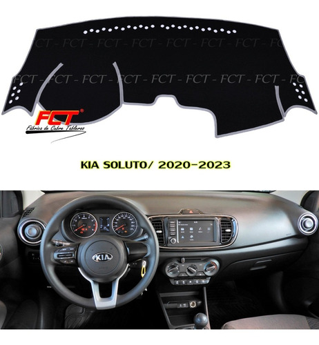 Cubre Tablero Kia Soluto 2020 2021 2022 - Fabrica Fct