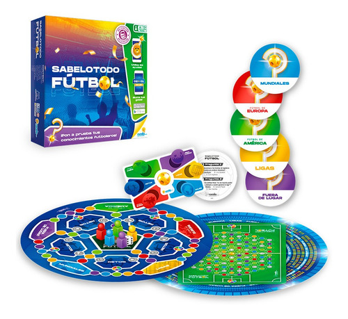 Imagen 2 de 2 de Juego De Caja Sabelotodo Fútbol Juego De Mesa