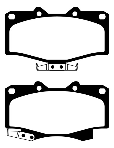 Pastilla Freno Litton Del Toyota Sw4 4runner 1kzt 1996 2006