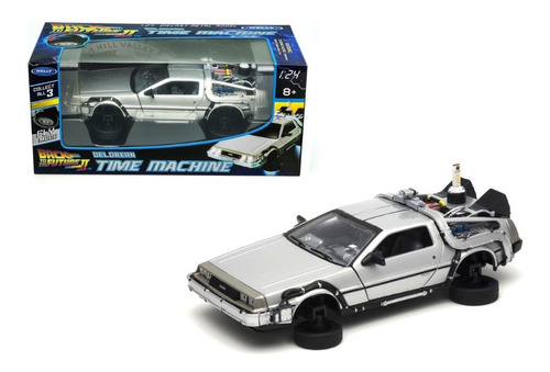 Delorean Back To The Future 2 Time Machine Welly 1/24