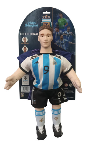 Muñeco Soft Afa Jugador Argentina Campeon Mundial Newtoys