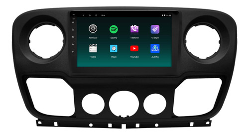 Multimidia Renault Master 14/22 9p Android 14 Carplay C/can