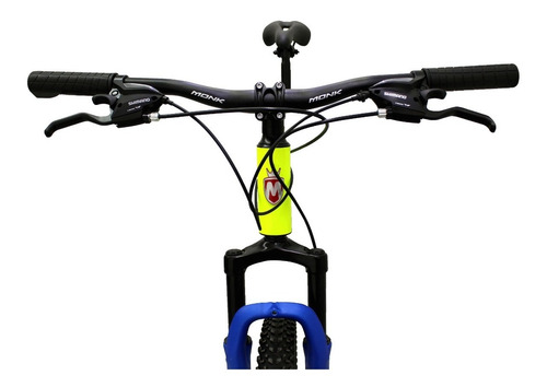 Bicicleta De Aluminio Doble Suspensión Monk Flashingbike
