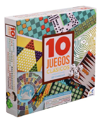 Novelty Set 10 Juegos De Mesa Clasico