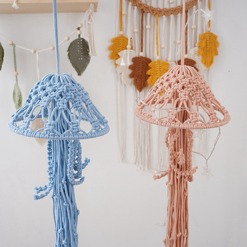 Mxg-jj Colector De Macramé P3boho, Adorno Tejido A Mano Con