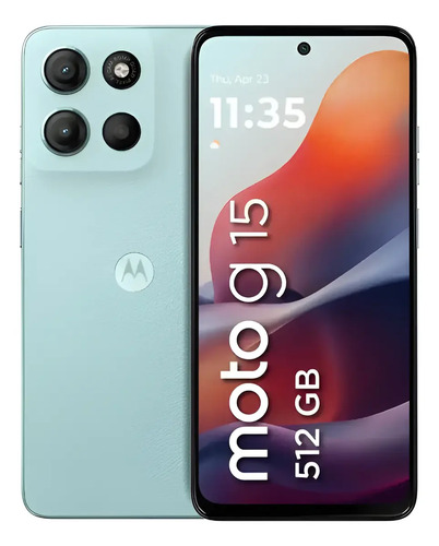 Motorola Moto G15 512gb + 4gb RAM azul claro