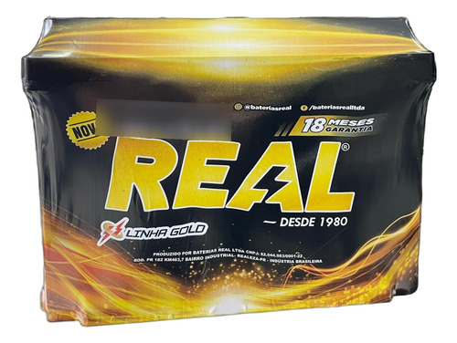Bateria 60ah Linha Gold - Gol, Corsa, Celta , Fox Direito